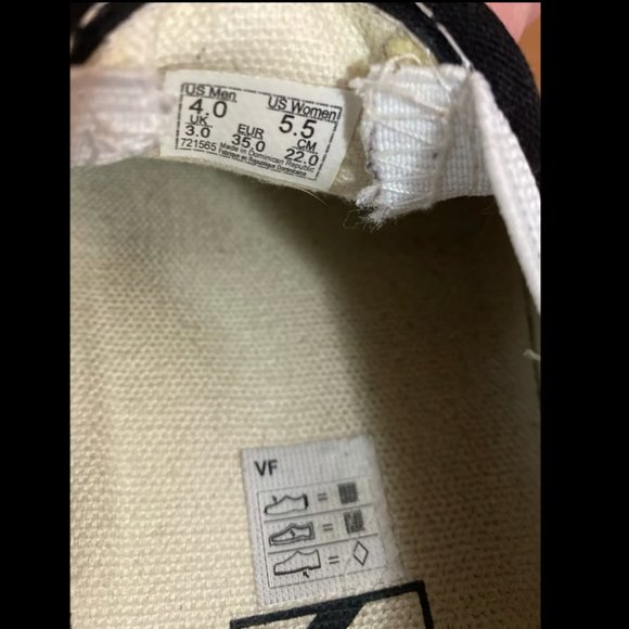 Black vans slip ons size 5.5 women's/ Men's 4.0, footwear, unisex shoes - Picture 4 of 5